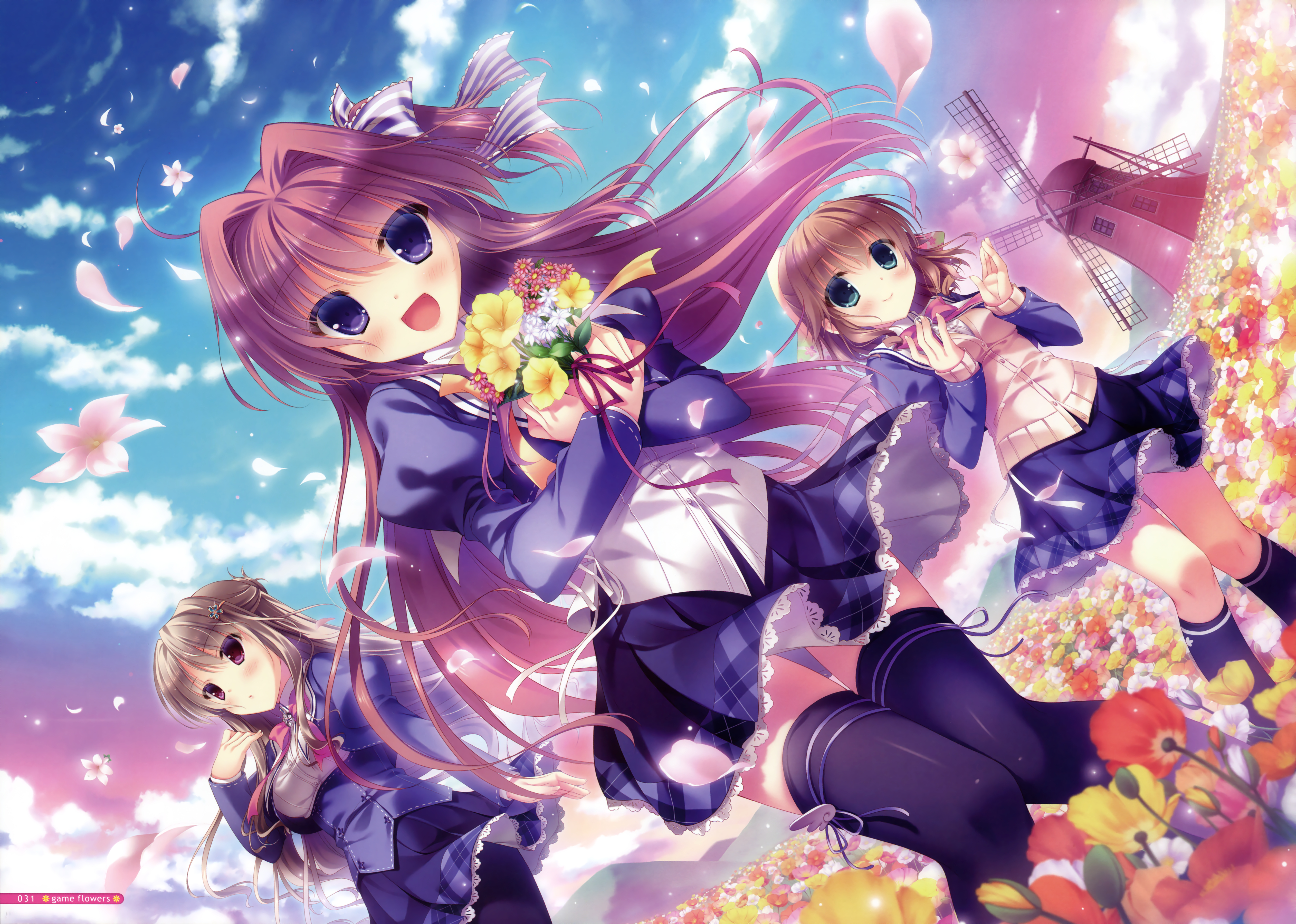 Kimi E Okuru Sora No Hana Backgrounds, Compatible - PC, Mobile, Gadgets| 5048x3600 px