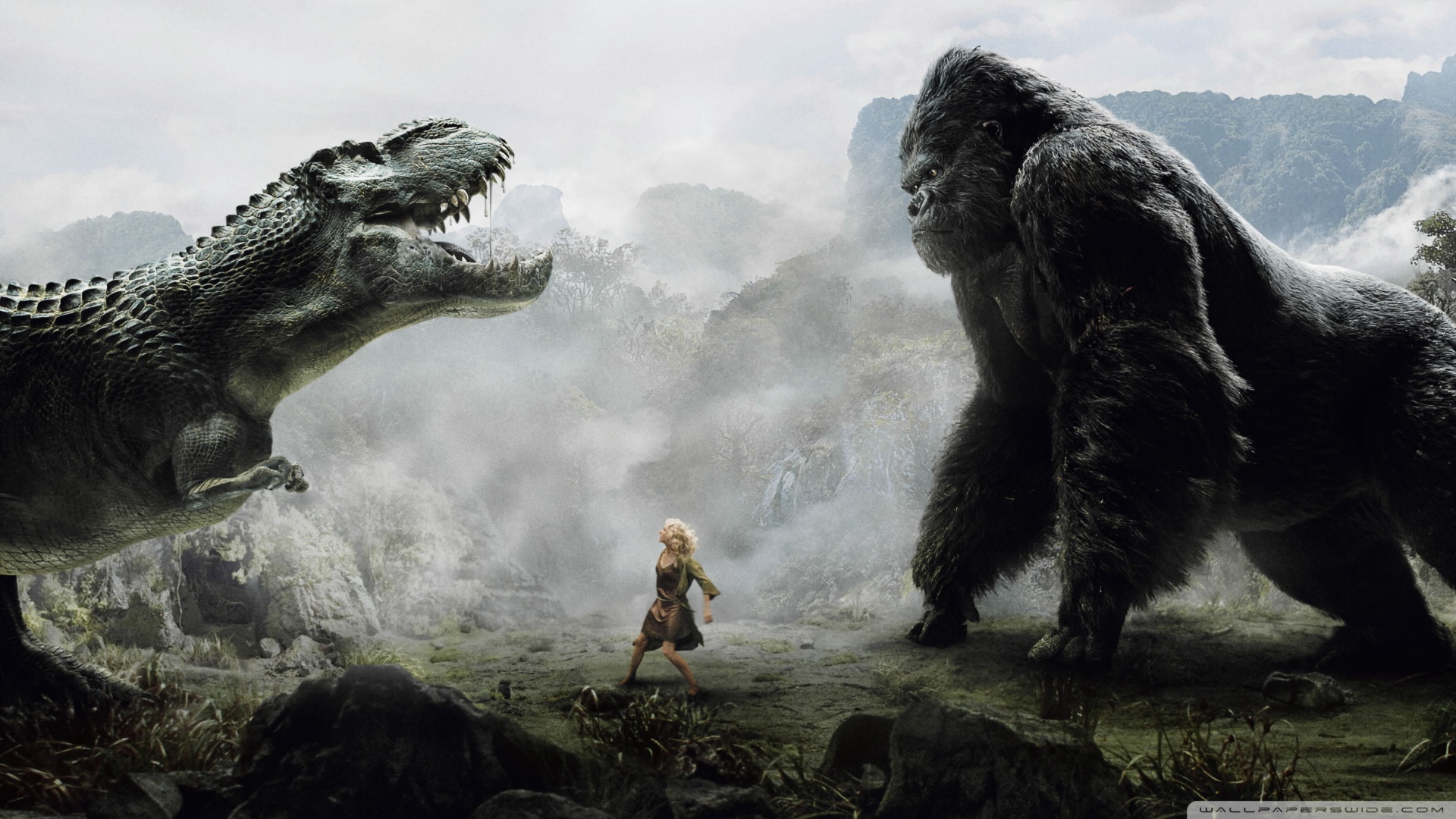 King Kong Vs. Godzilla  Backgrounds, Compatible - PC, Mobile, Gadgets| 1920x1080 px