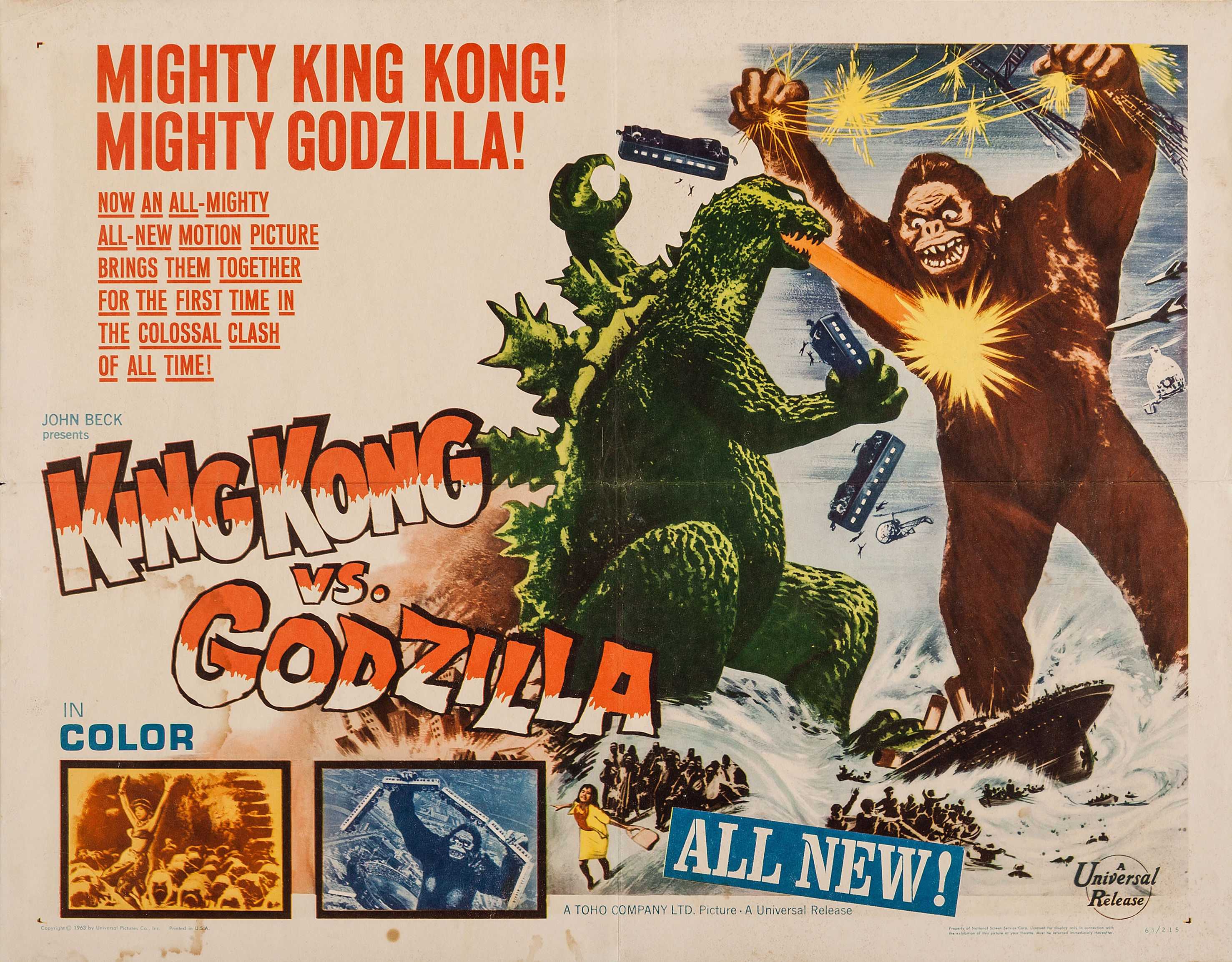 HD Quality Wallpaper | Collection: Movie, 2955x2308 King Kong Vs. Godzilla 