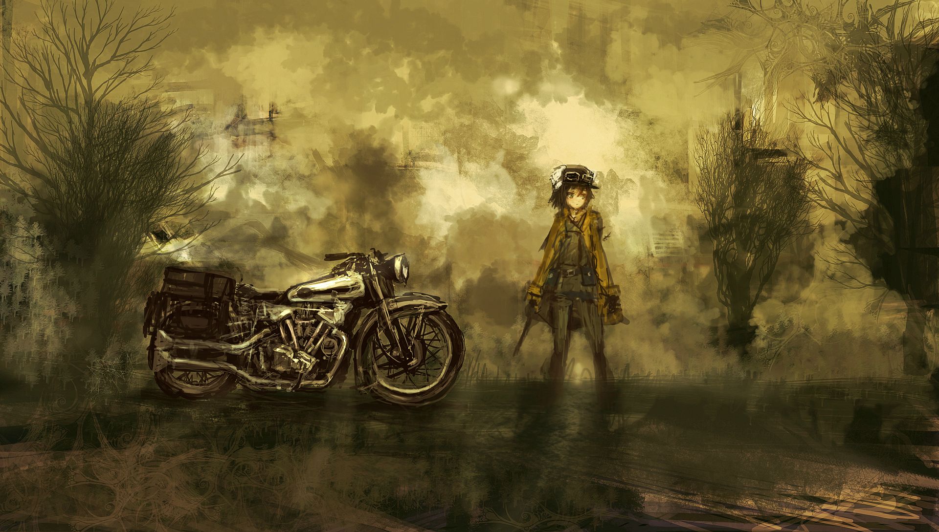 Anime Kino's Journey HD Wallpaper by Hisui Hitomi