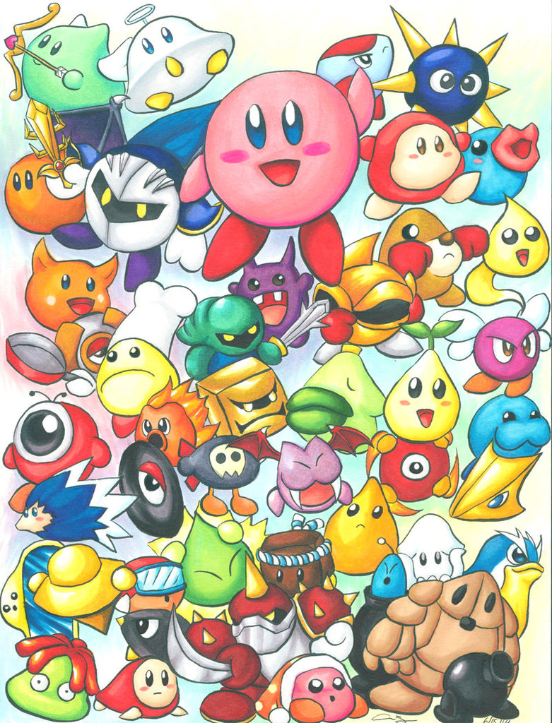 Nice Images Collection: Kirby & The Amazing Mirror Desktop Wallpapers