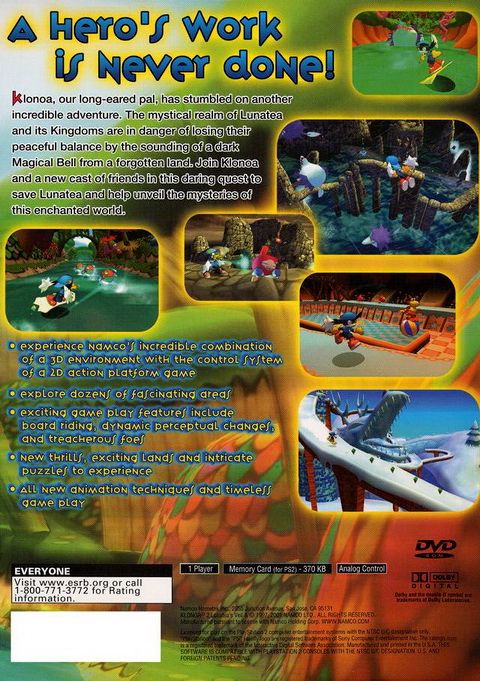 HD Quality Wallpaper | Collection: Video Game, 480x681 Klonoa 2: Lunatea's Veil