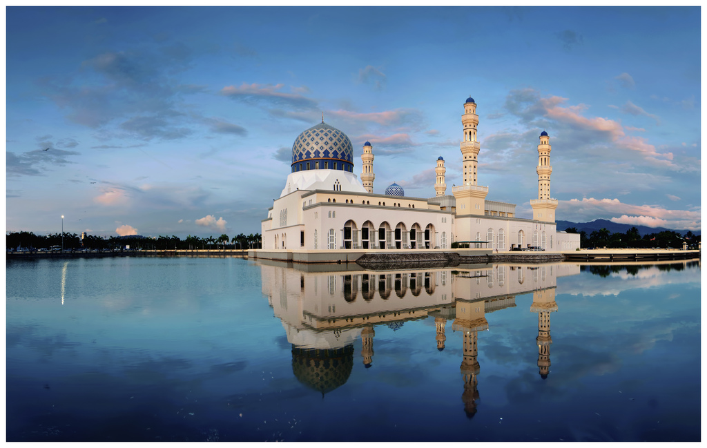 Kota Kinabalu City Mosque Backgrounds on Wallpapers Vista