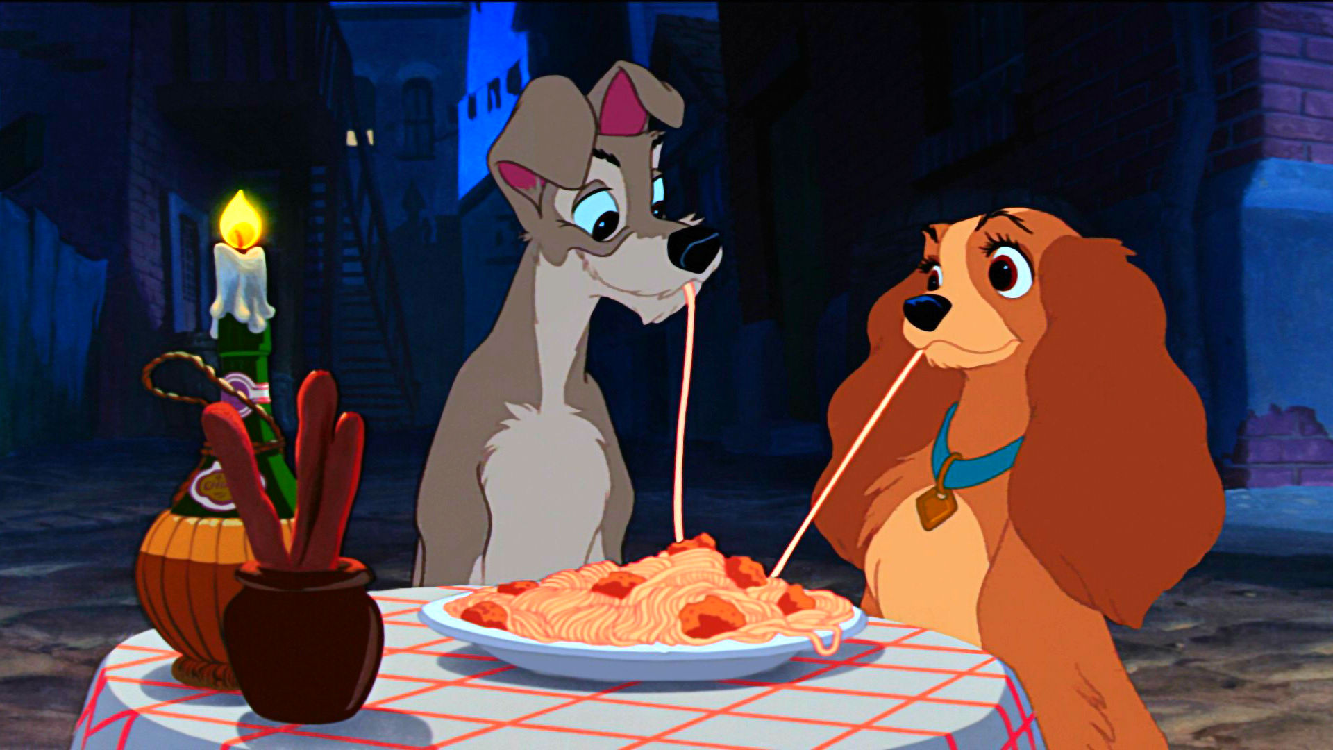Nice Images Collection: Lady And The Tramp Desktop Wallpapers