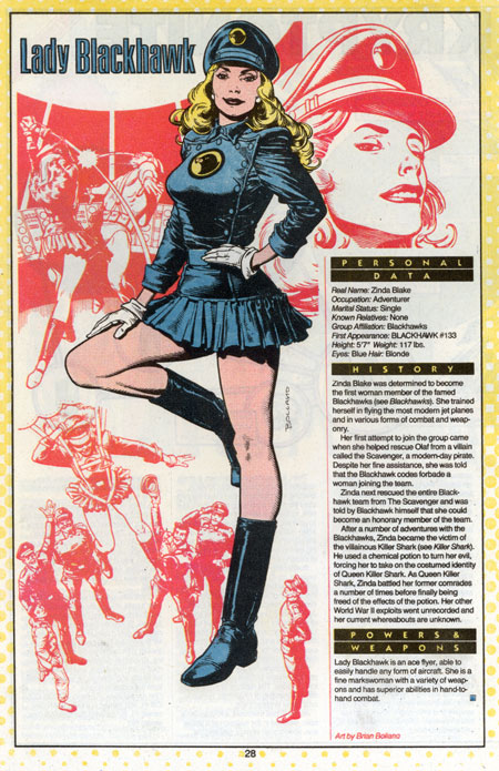 HD Quality Wallpaper | Collection: Comics, 450x695 Lady Blackhawk