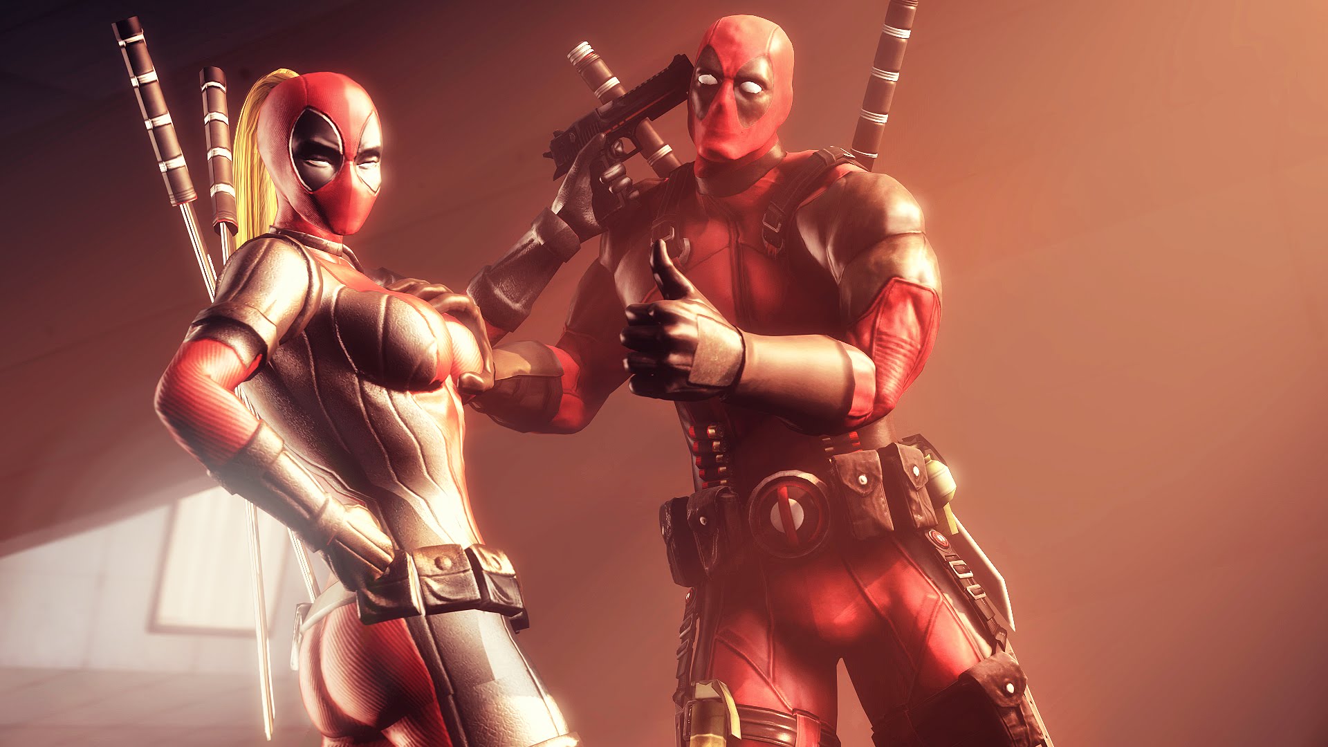 Nice wallpapers Lady Deadpool 1920x1080px