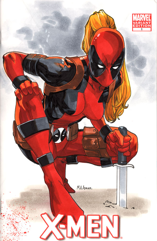 Nice wallpapers Lady Deadpool 600x919px