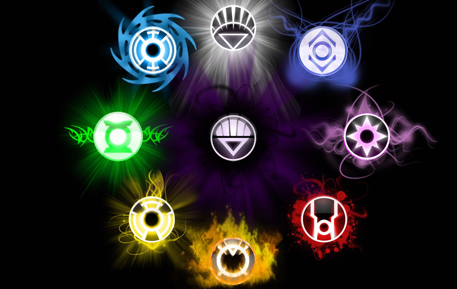 Nice Images Collection: Lantern Corps Desktop Wallpapers