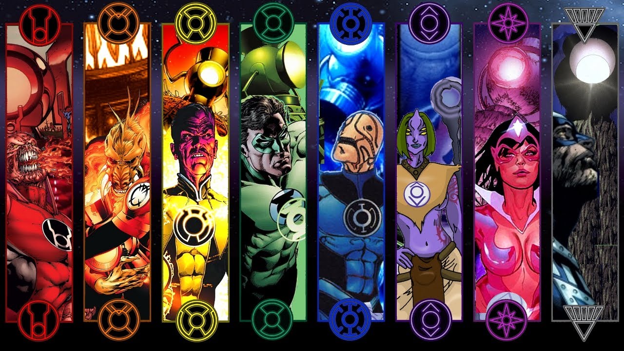 Nice Images Collection: Lantern Corps Desktop Wallpapers