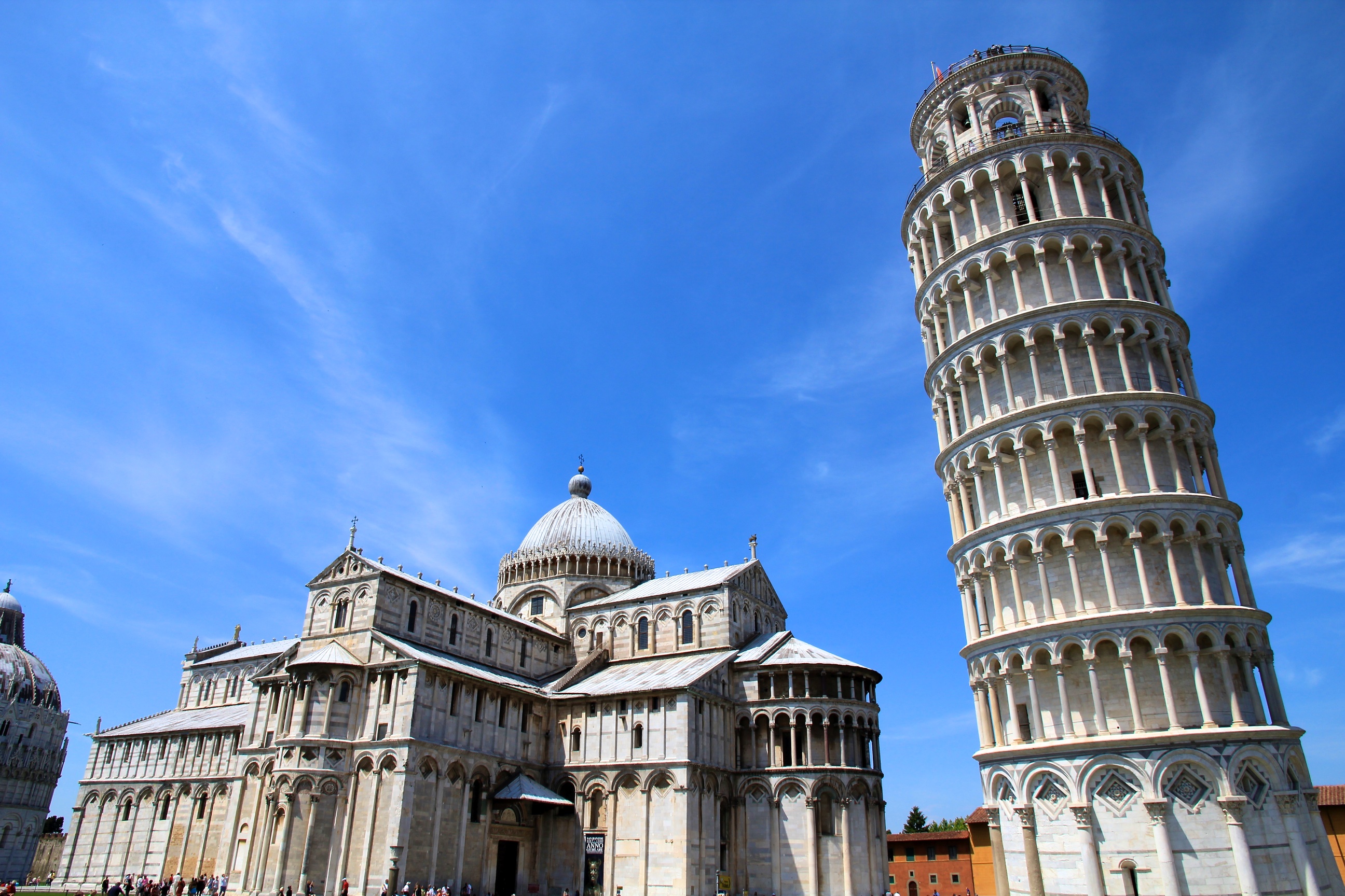 HD Quality Wallpaper | Collection: Man Made, 2592x1728 Leaning Tower Of Pisa