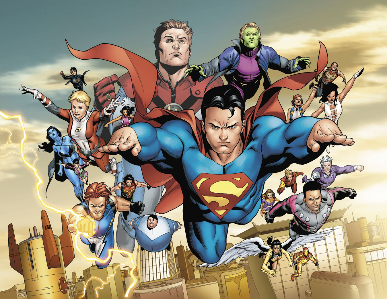 High Resolution Wallpaper | Superboys Legion 1349x1044 px
