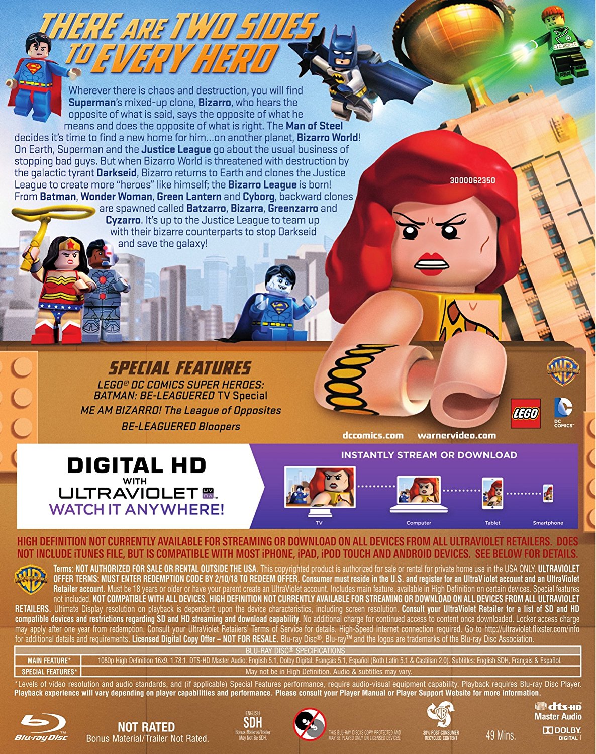 Lego DC Comics Super Heroes: Justice League Vs. Bi Pics, Movie Collection