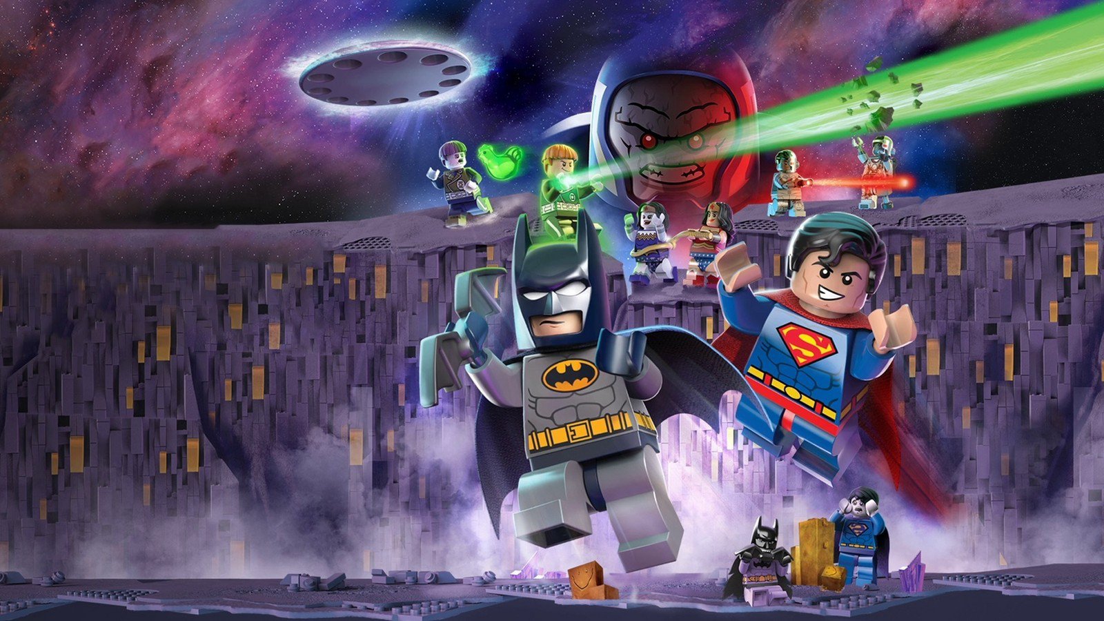 HD Quality Wallpaper | Collection: Movie, 1600x900 Lego DC Comics Super Heroes: Justice League Vs. Bizarro Leag