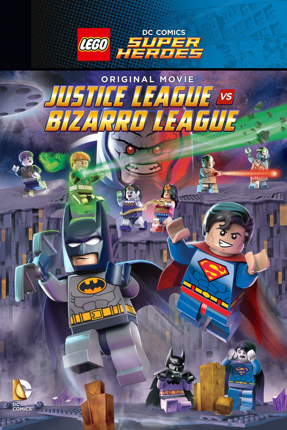 HQ Lego DC Comics Super Heroes: Justice League Vs. Bizarro Leag Wallpapers | File 358.08Kb