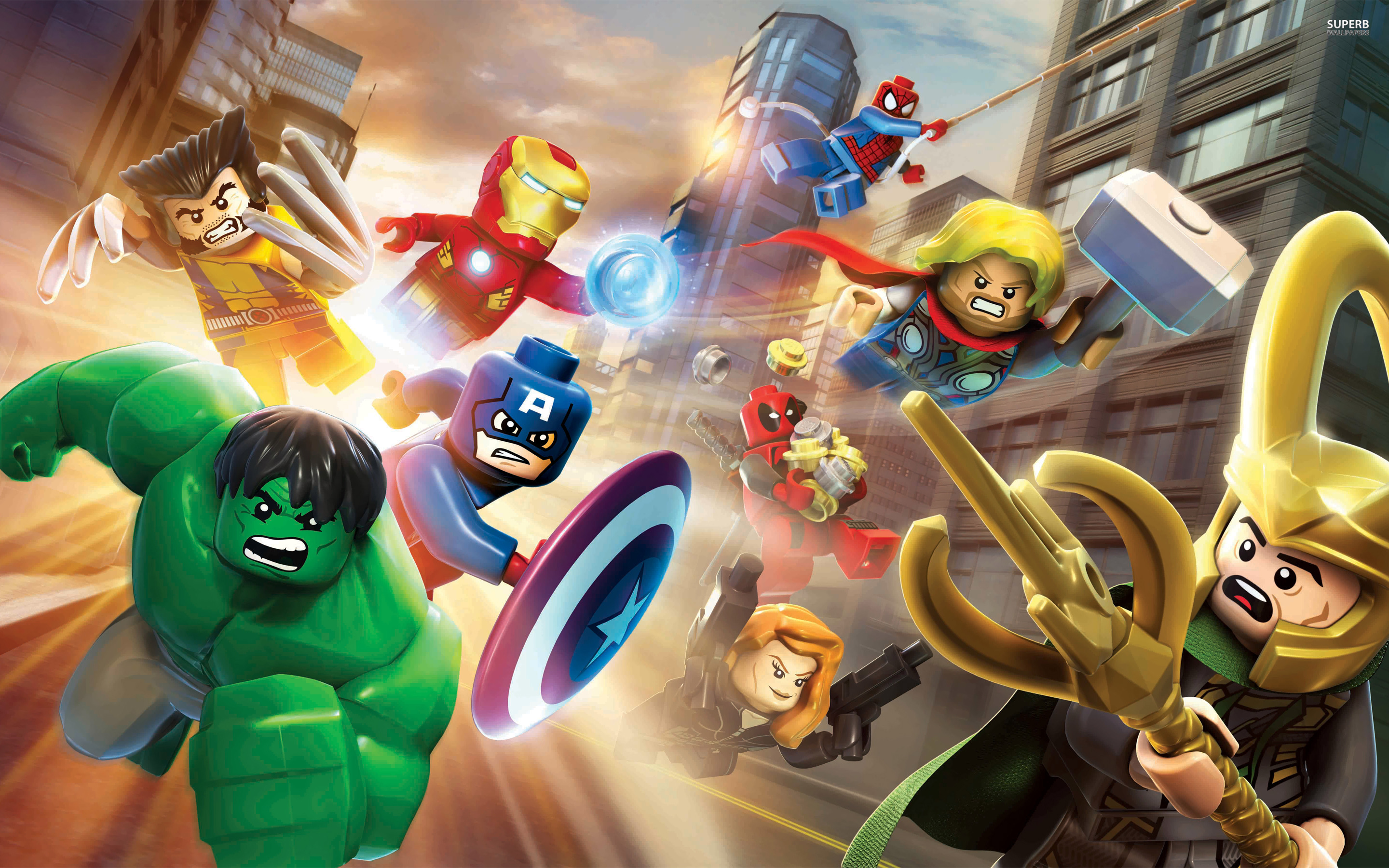 Nice wallpapers LEGO Marvel Super Heroes 2880x1800px