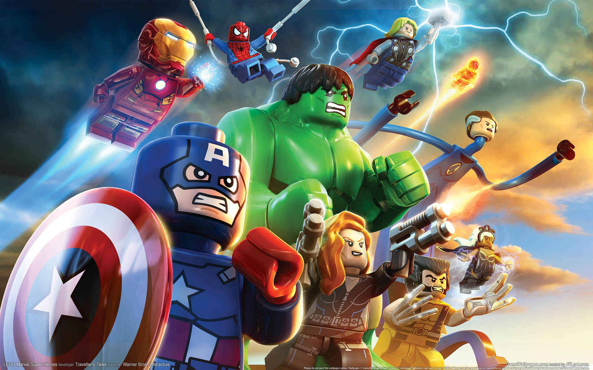 HD Quality Wallpaper | Collection: Video Game, 1920x1200 LEGO Marvel Super Heroes