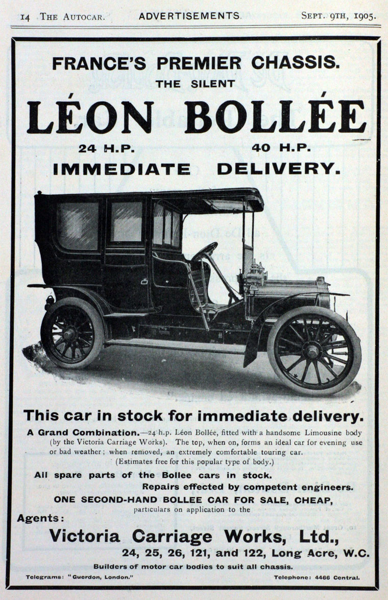 Leon Bollee, 1905 #1