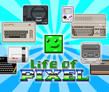 Life Of Pixel Backgrounds, Compatible - PC, Mobile, Gadgets| 438x370 px