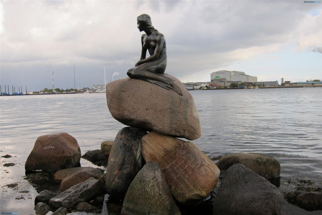 HD Quality Wallpaper | Collection: Man Made, 1280x853 Little Mermaid Statue
