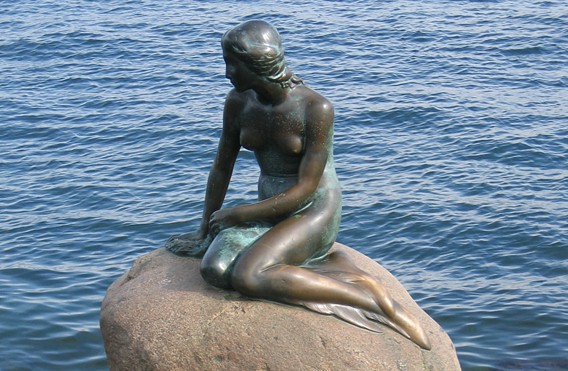 HD Quality Wallpaper | Collection: Man Made, 568x371 Little Mermaid Statue