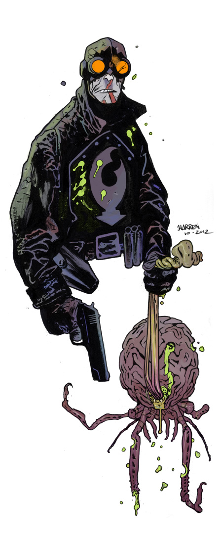 Nice wallpapers Lobster Johnson 446x1100px