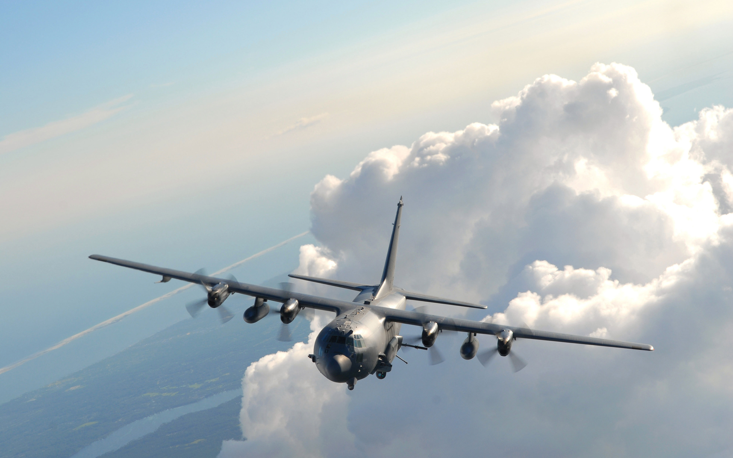 Nice Images Collection: Lockheed AC-130 Desktop Wallpapers