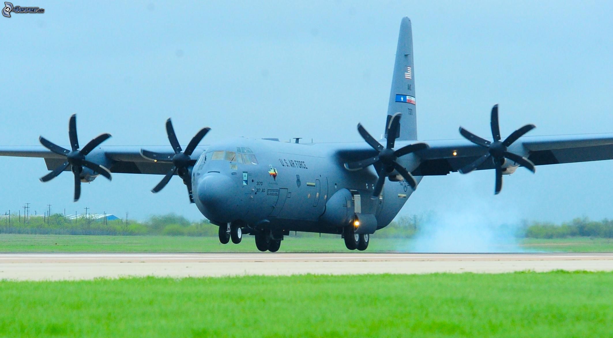 HD Quality Wallpaper | Collection: Military, 2126x1171 Lockheed C-130 Hercules