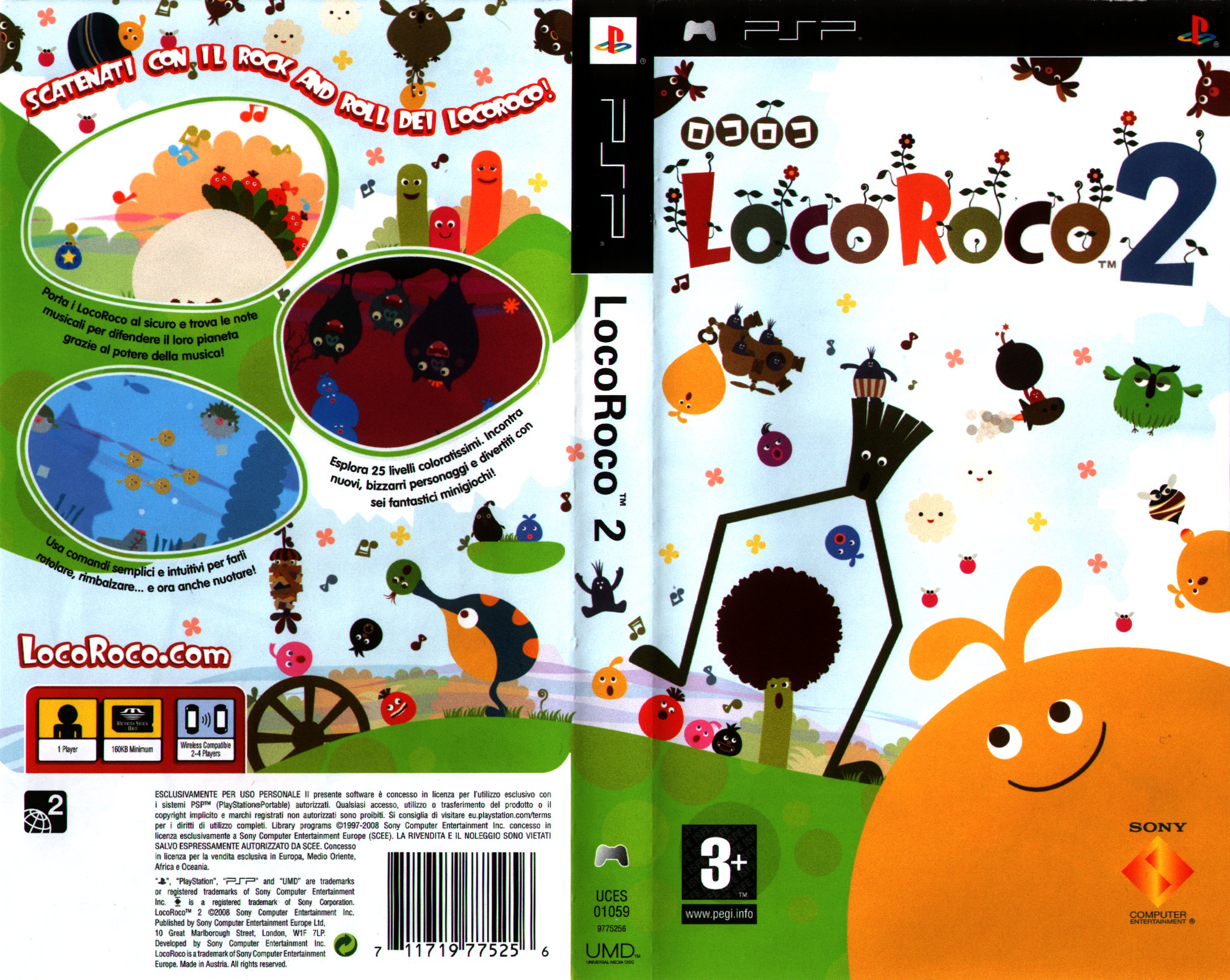 HD Quality Wallpaper | Collection: Video Game, 2472x1970 LocoRoco 2