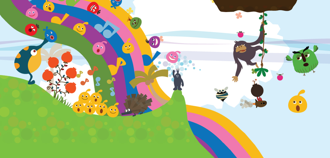 LocoRoco Backgrounds, Compatible - PC, Mobile, Gadgets| 1066x512 px