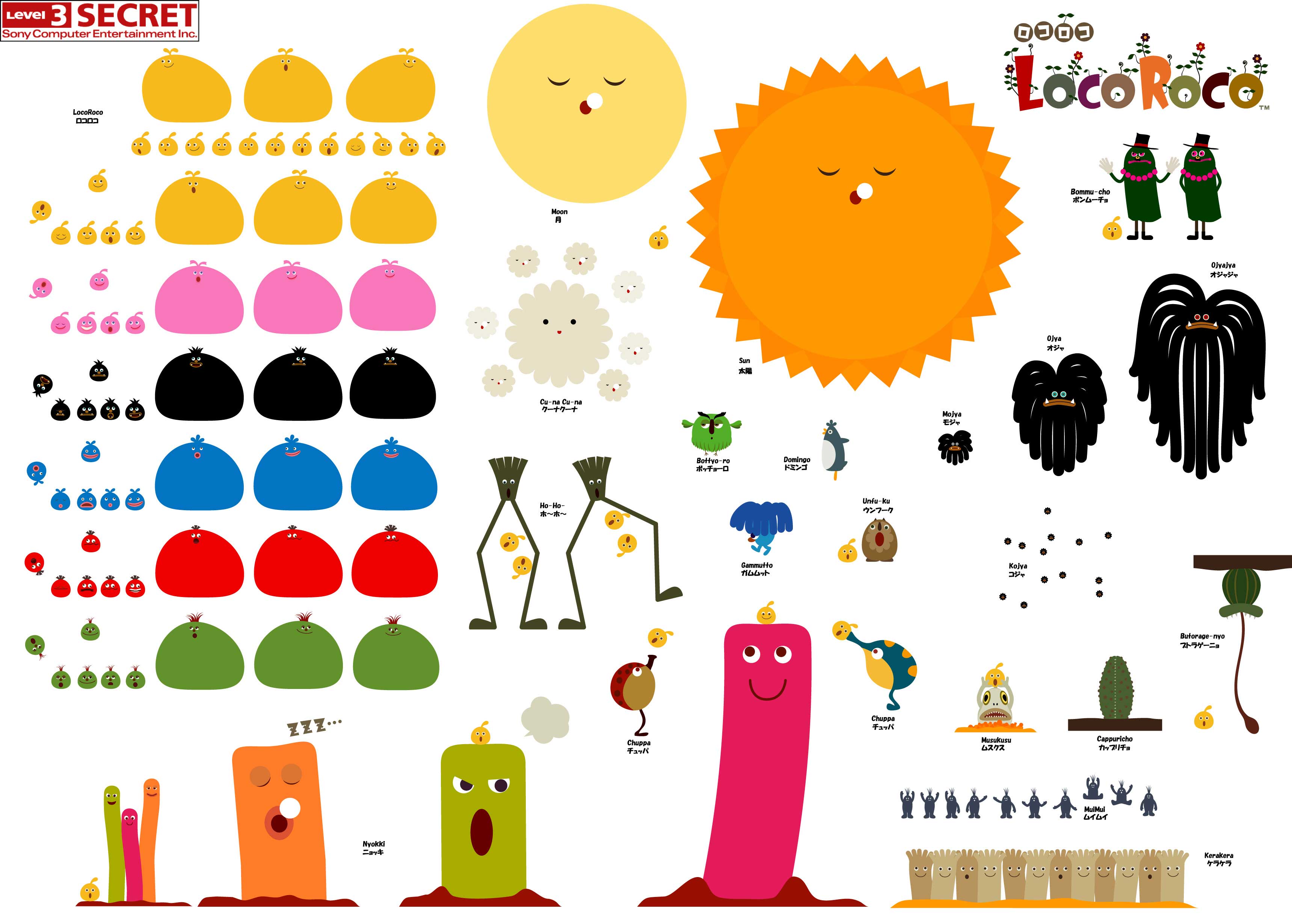 Nice Images Collection: LocoRoco Desktop Wallpapers