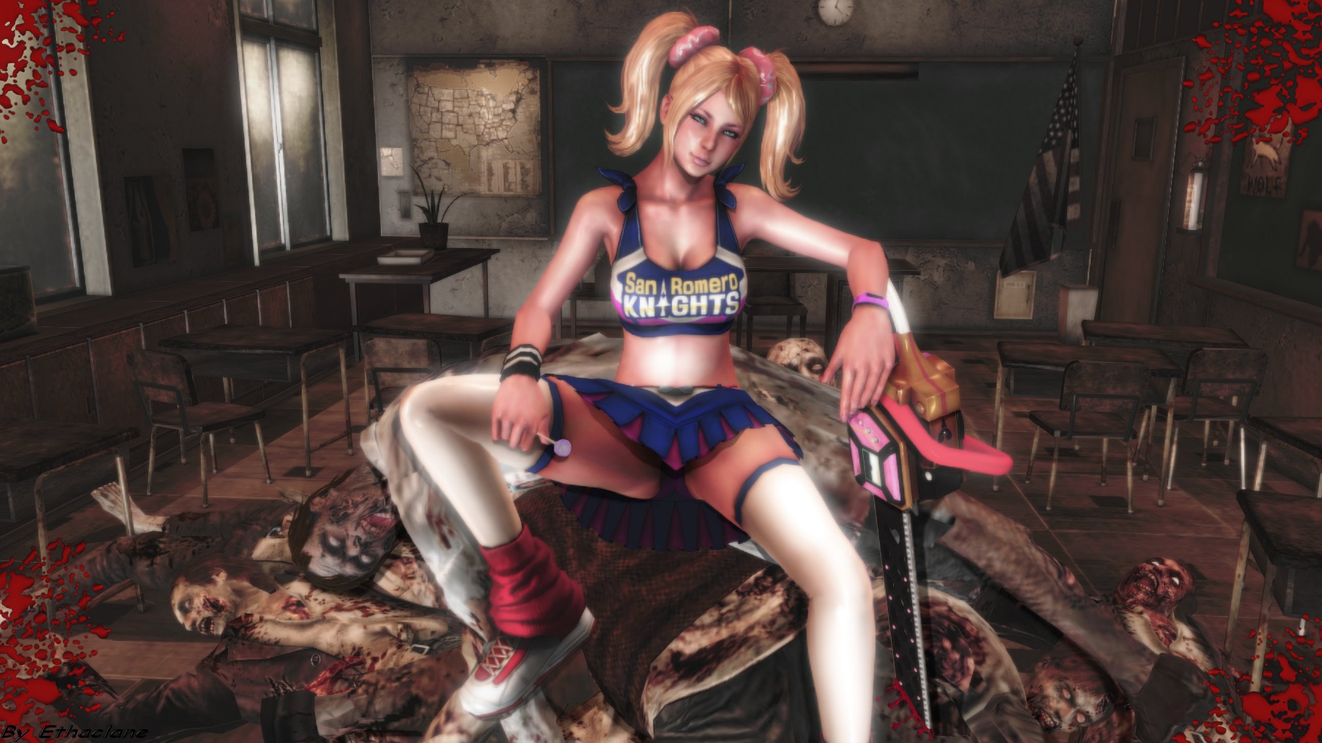 Nice Images Collection: Lollipop Chainsaw Desktop Wallpapers