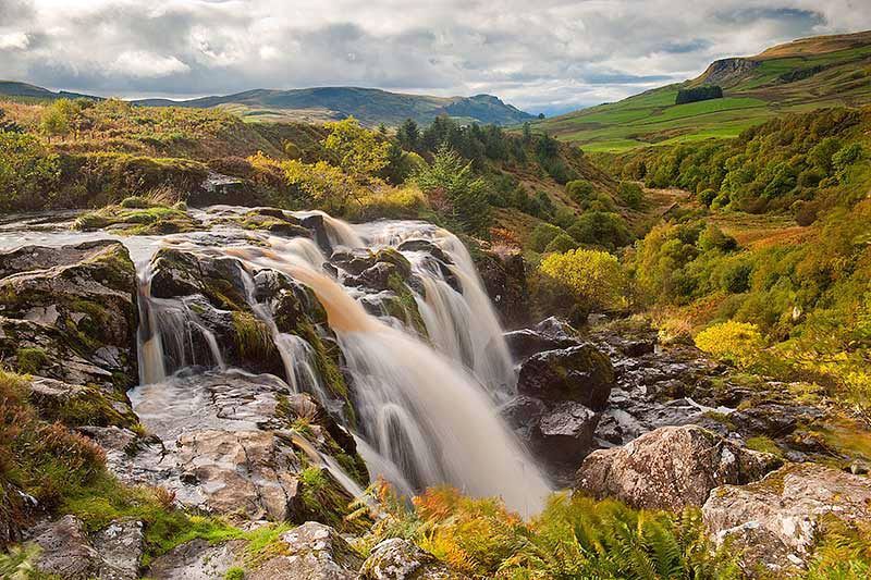Nice Images Collection: Loup Of Fintry Waterfall Desktop Wallpapers