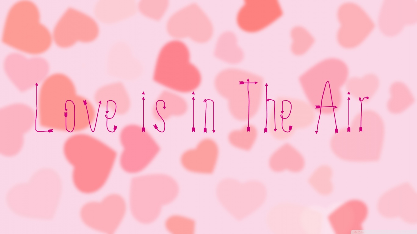 Nice wallpapers Love Is In The Air 1366x768px