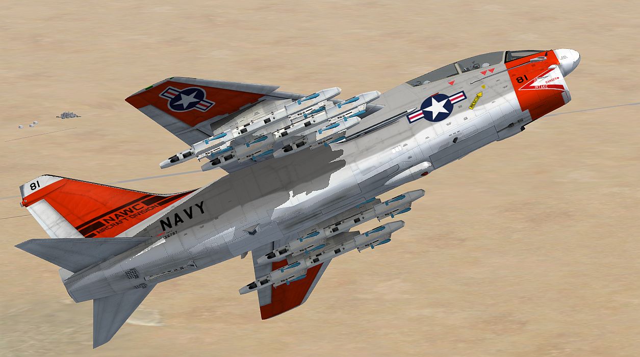 LTV A-7 Corsair II Backgrounds on Wallpapers Vista