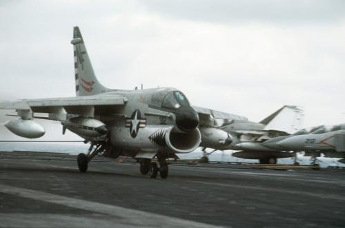 HD Quality Wallpaper | Collection: Military, 500x331 LTV A-7 Corsair II