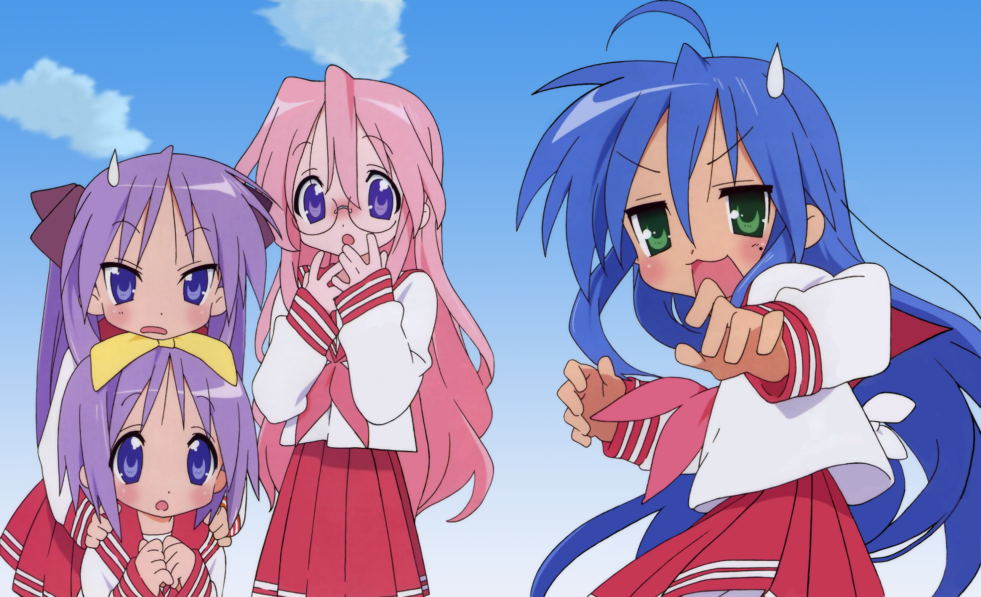 HD Quality Wallpaper | Collection: Anime, 1970x1200 Lucky Star