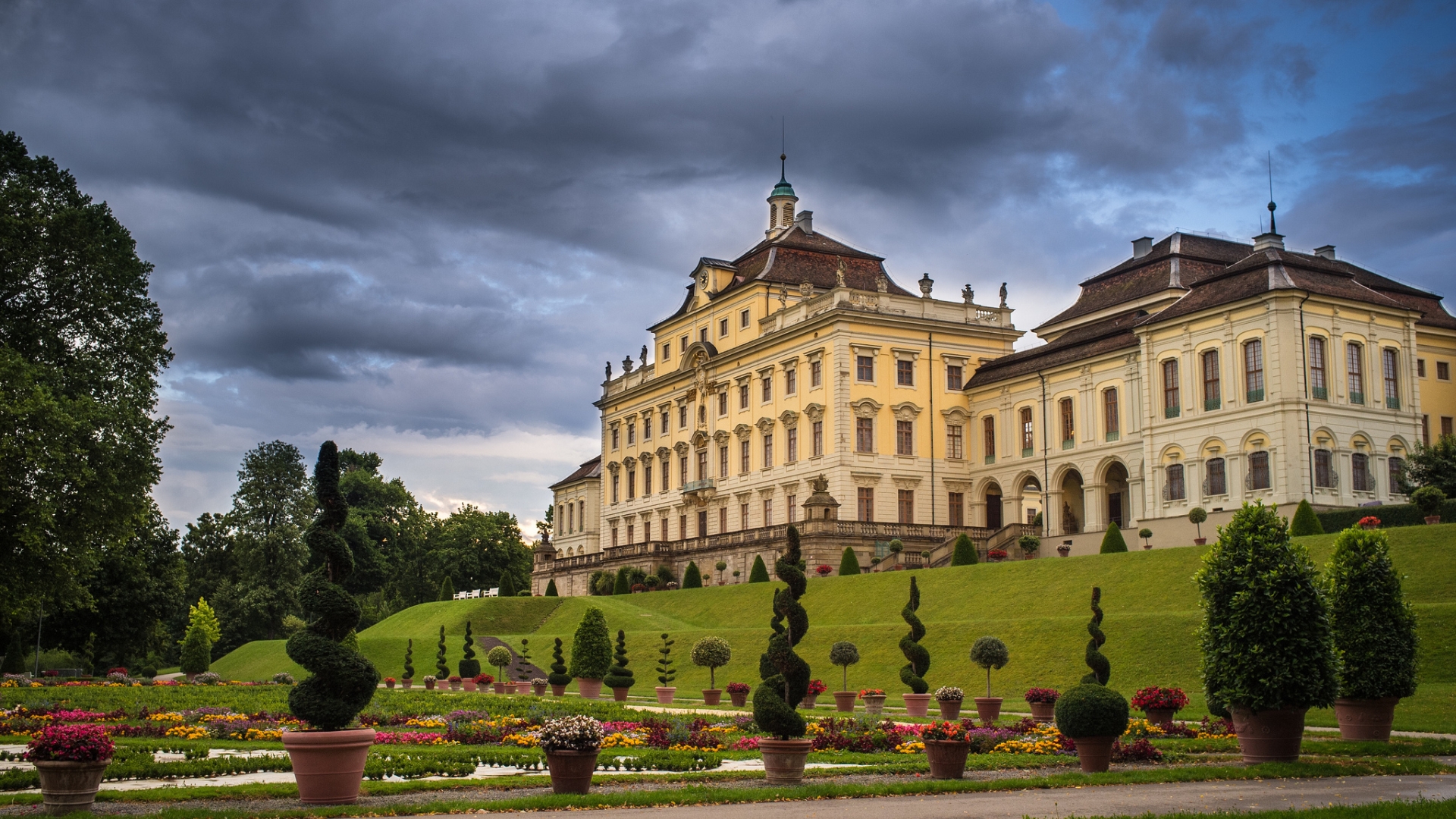 High Resolution Wallpaper | Ludwigsburg Palace 1920x1080 px