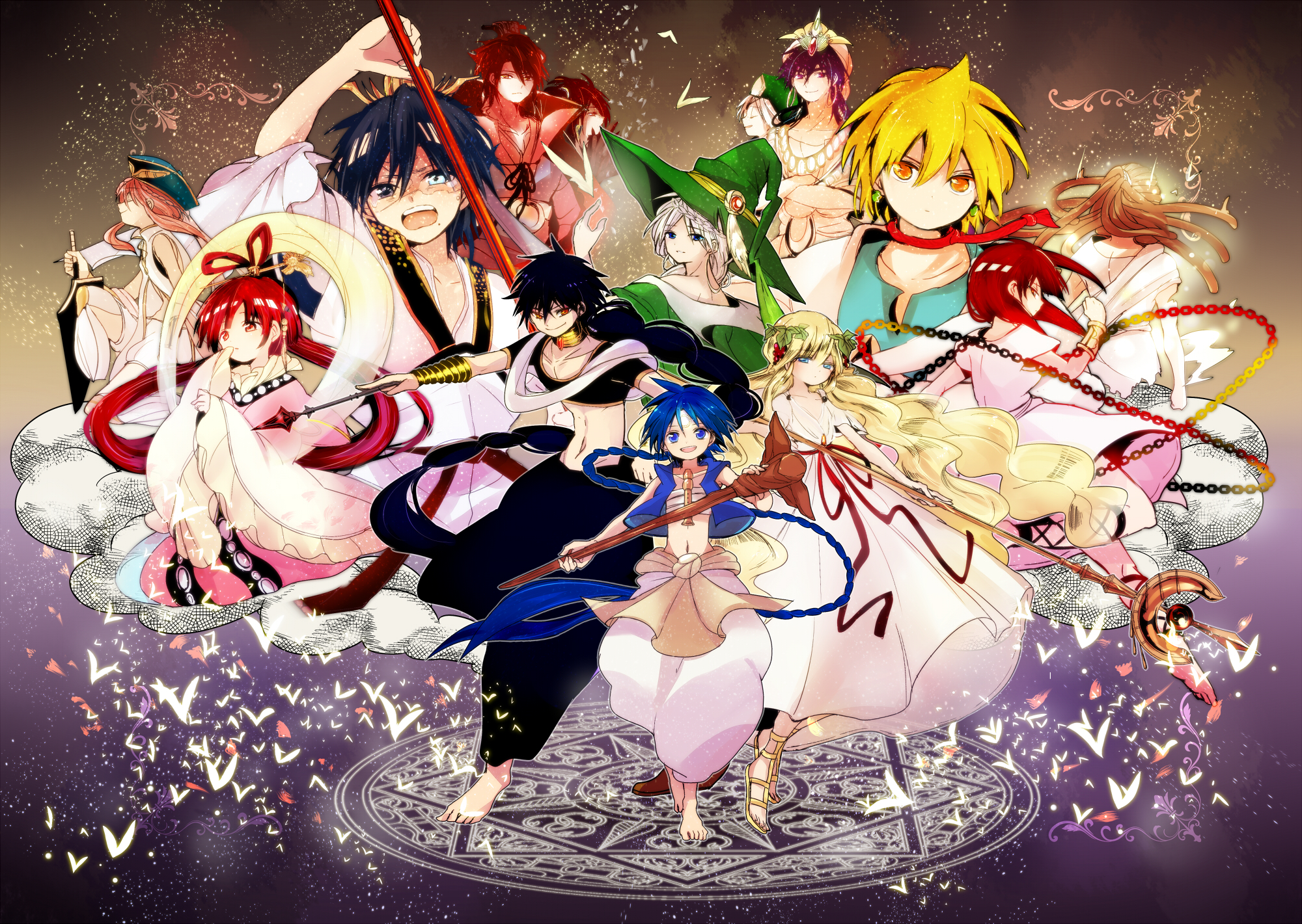 Nice wallpapers Magi: The Labyrinth Of Magic 2000x1421px