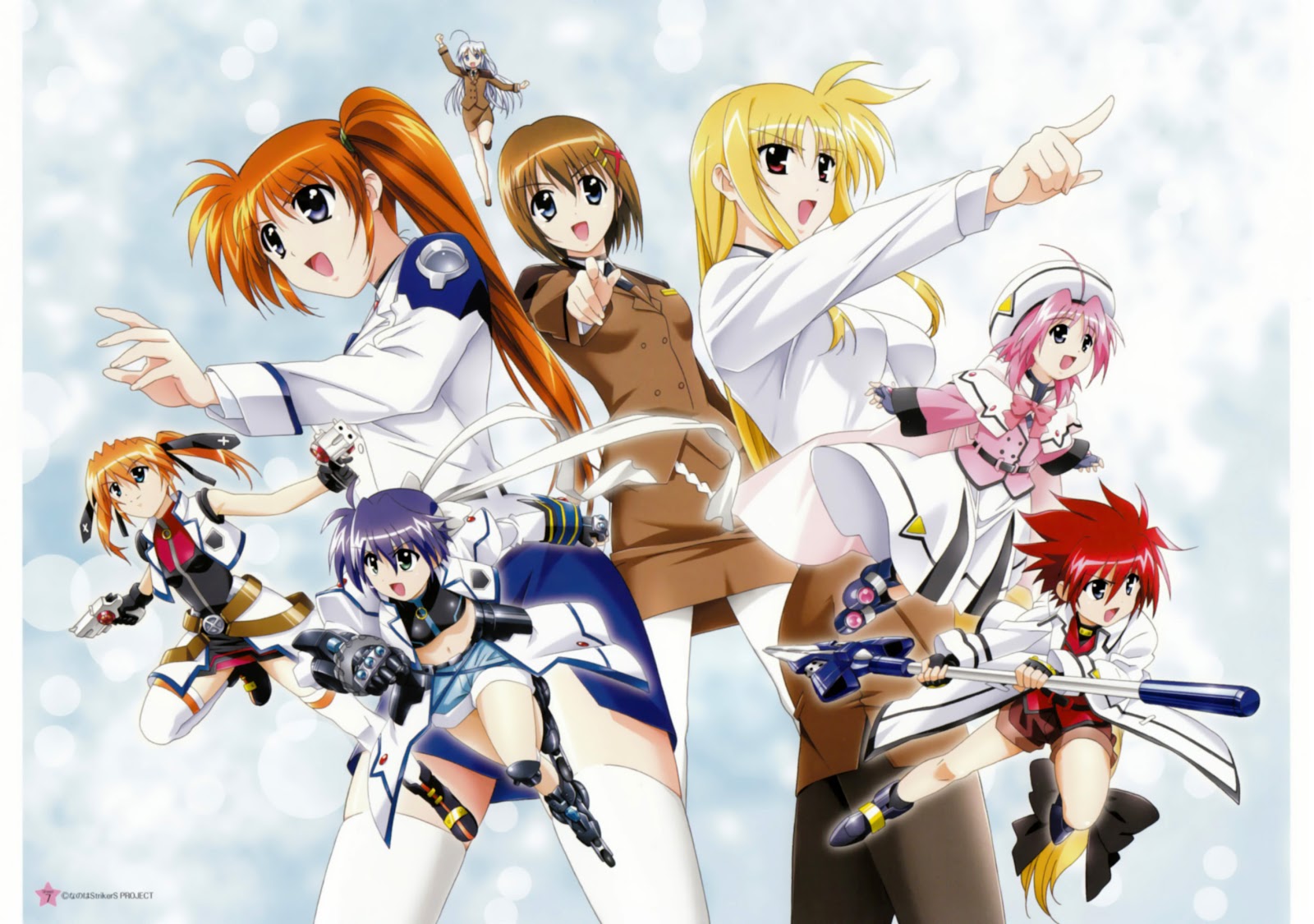 Magical Girl Lyrical Nanoha Strikers Backgrounds, Compatible - PC, Mobile, Gadgets| 1600x1125 px