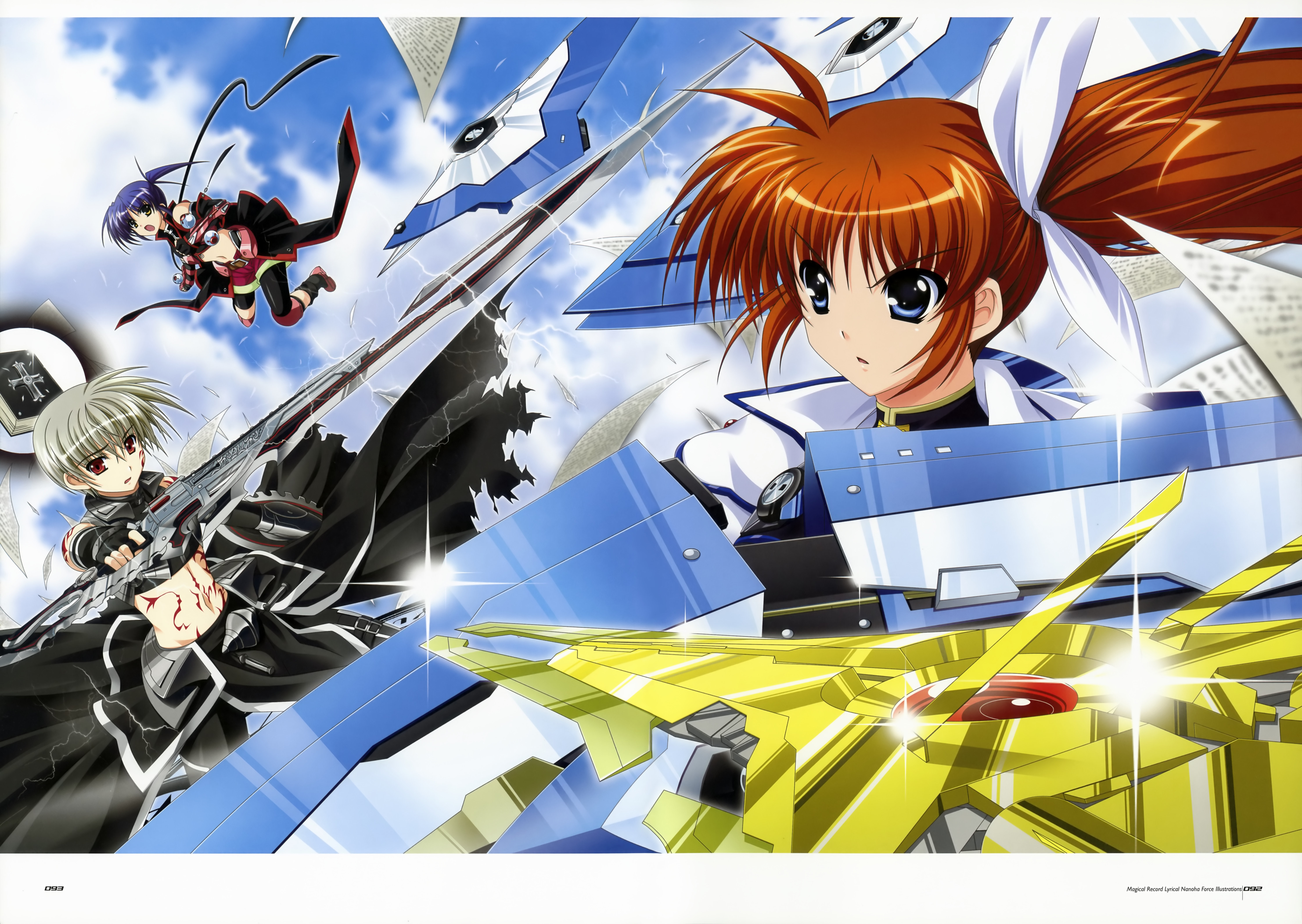 Magical Record Lyrical Nanoha Force Backgrounds, Compatible - PC, Mobile, Gadgets| 5932x4212 px