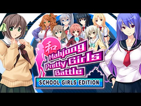 Nice Images Collection: Mahjong Pretty Girls Battle: School Girls Edition Desktop Wallpapers
