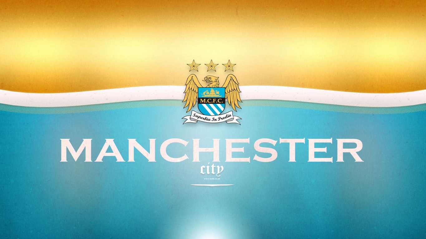 HD Quality Wallpaper | Collection: Sports, 1366x768 Manchester City F.C.