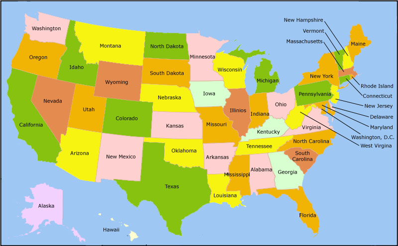 Map Of The Usa High Quality Background on Wallpapers Vista