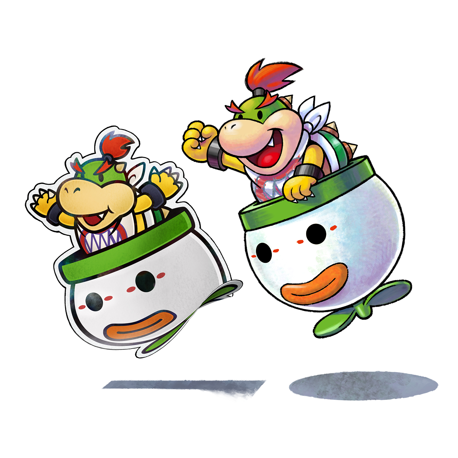 Nice wallpapers Mario & Luigi: Paper Jam 1800x1800px