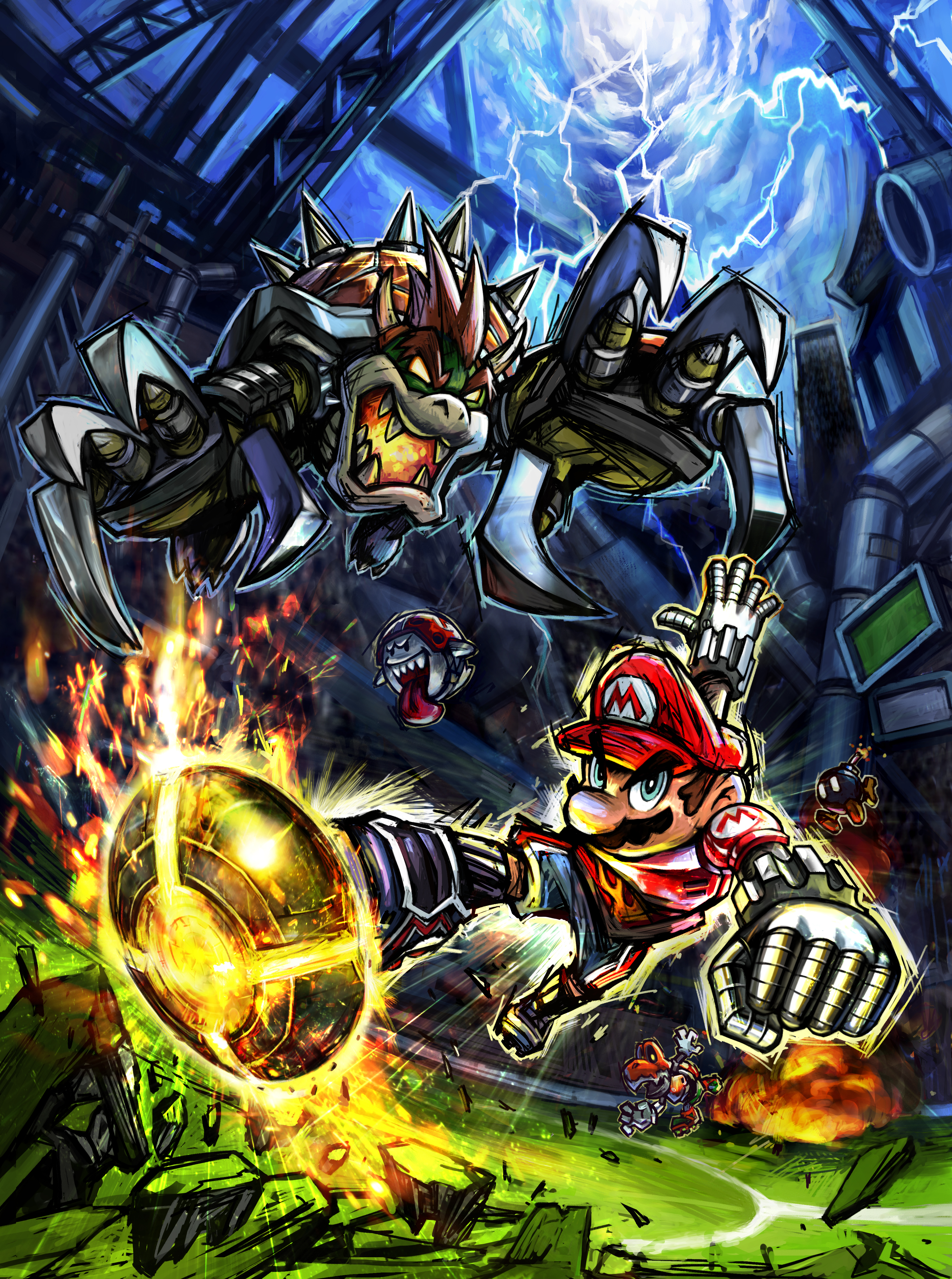 HQ Mario Strikers Charged Wallpapers | File 11816.94Kb