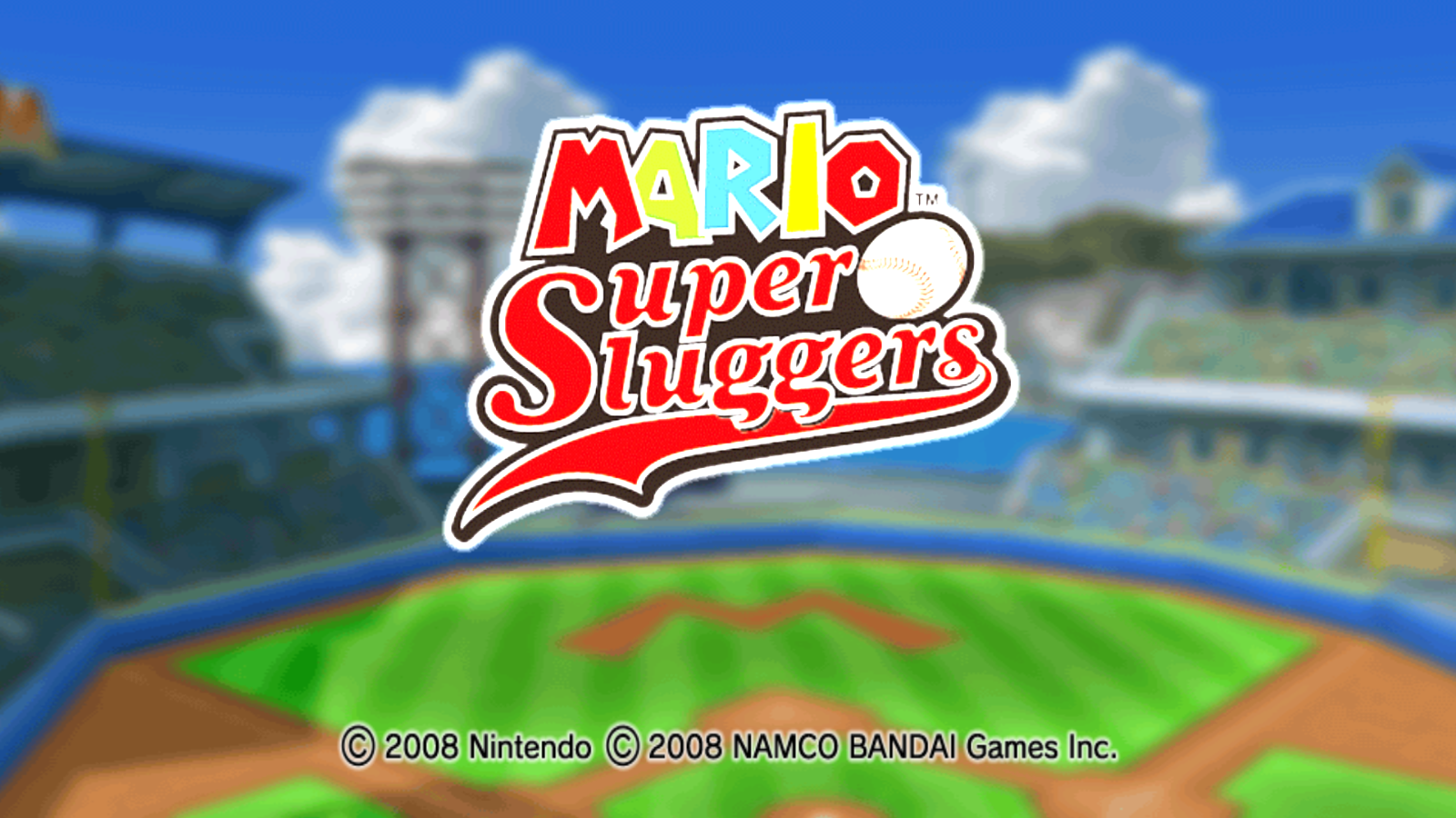High Resolution Wallpaper | Mario Super Sluggers 1600x900 px