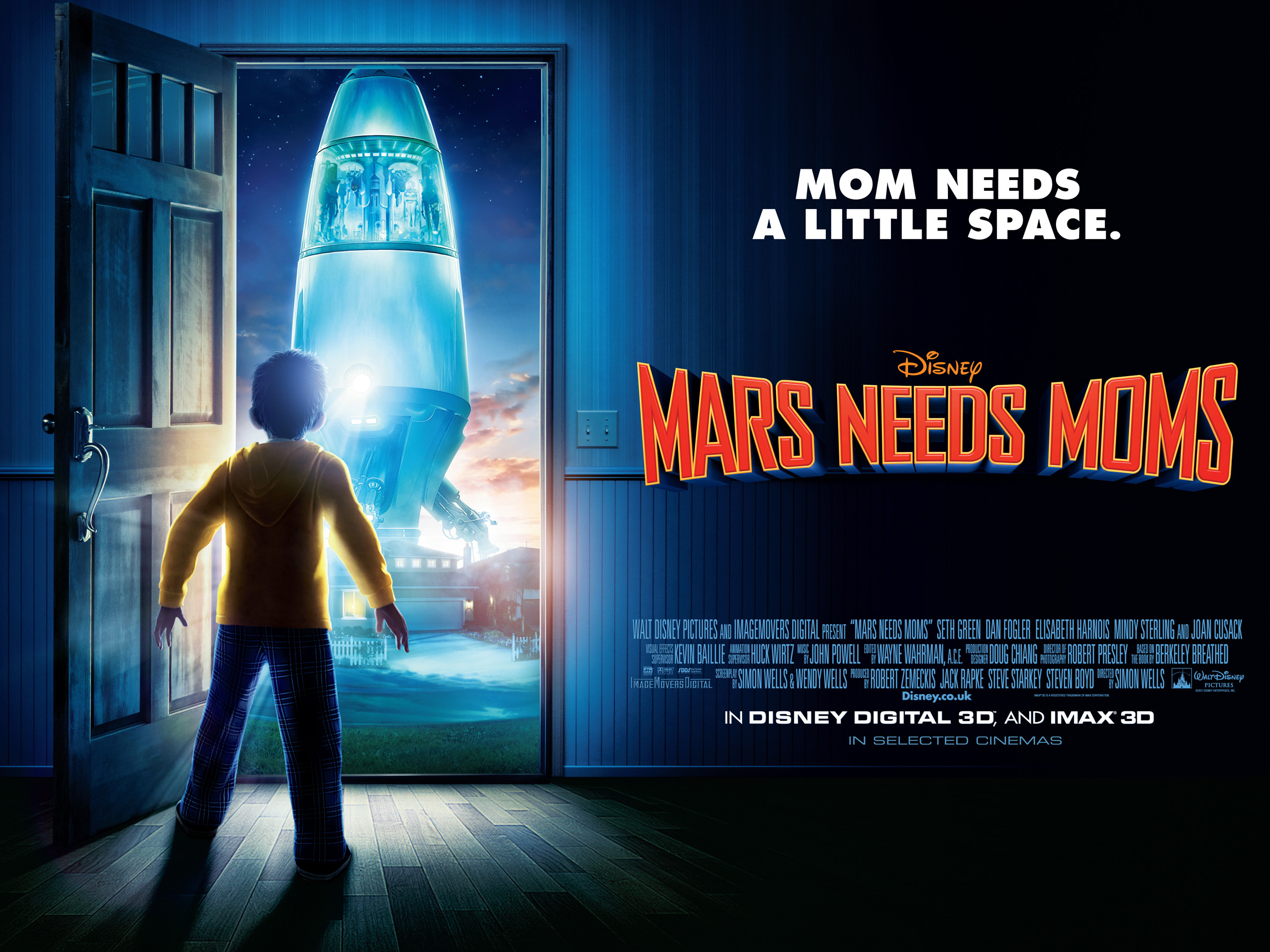 Nice Images Collection: Mars Needs Moms Desktop Wallpapers