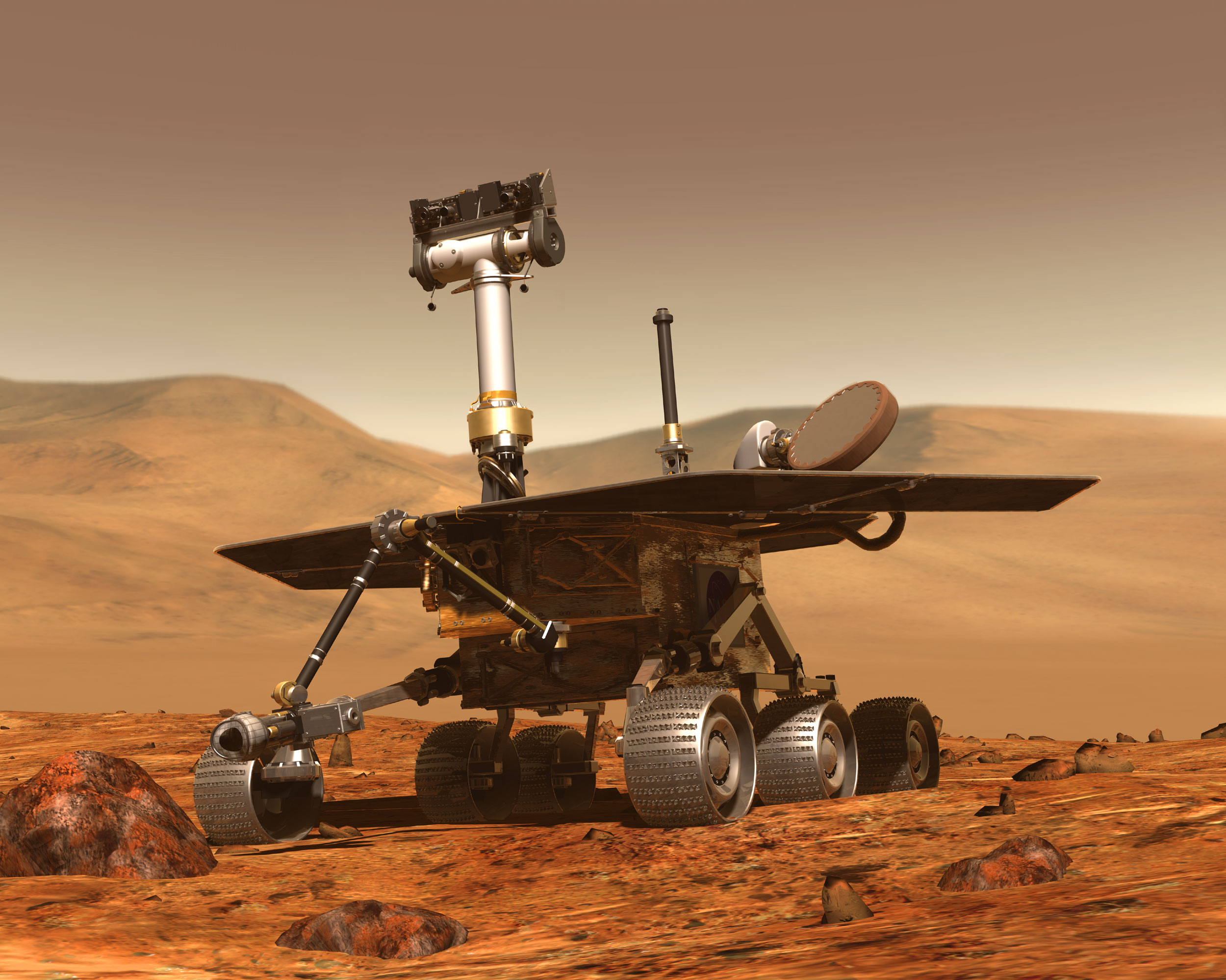 Nice Images Collection: Mars Rover Desktop Wallpapers