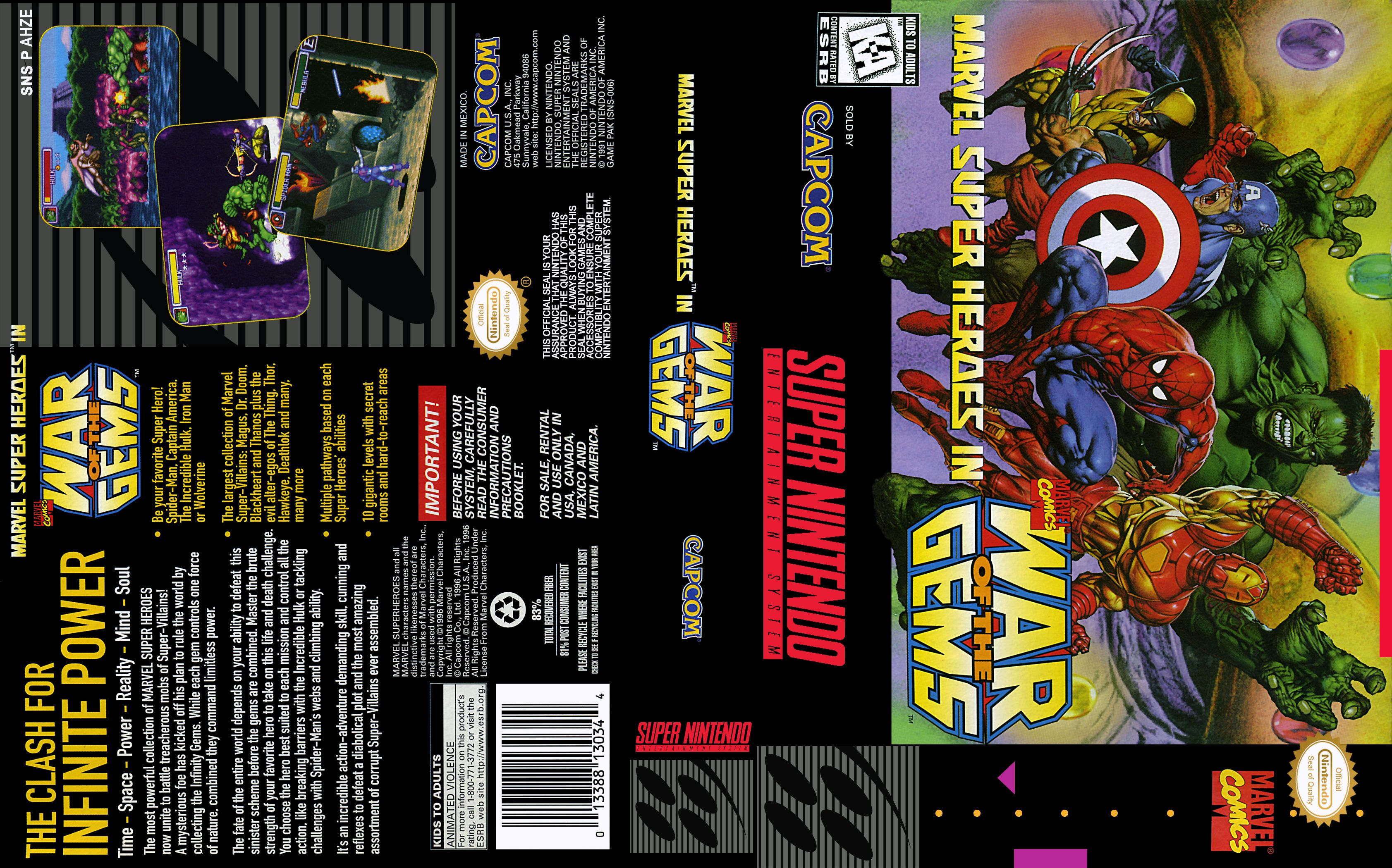 Marvel Super Heroes In War Of The Gems #21