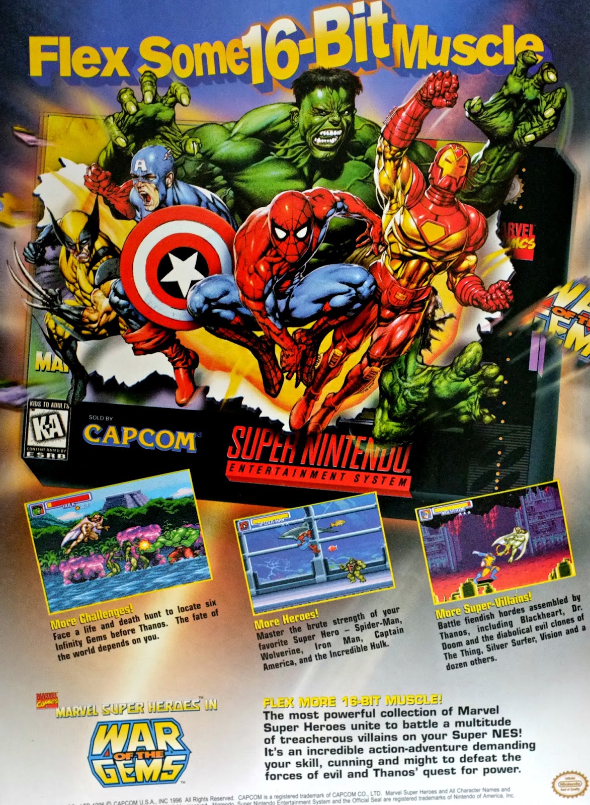 Nice Images Collection: Marvel Super Heroes In War Of The Gems Desktop Wallpapers